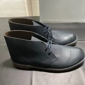 Clarks Bushacre 2 Navy Leather Boots 13 - NEW Clarks Men main image 2